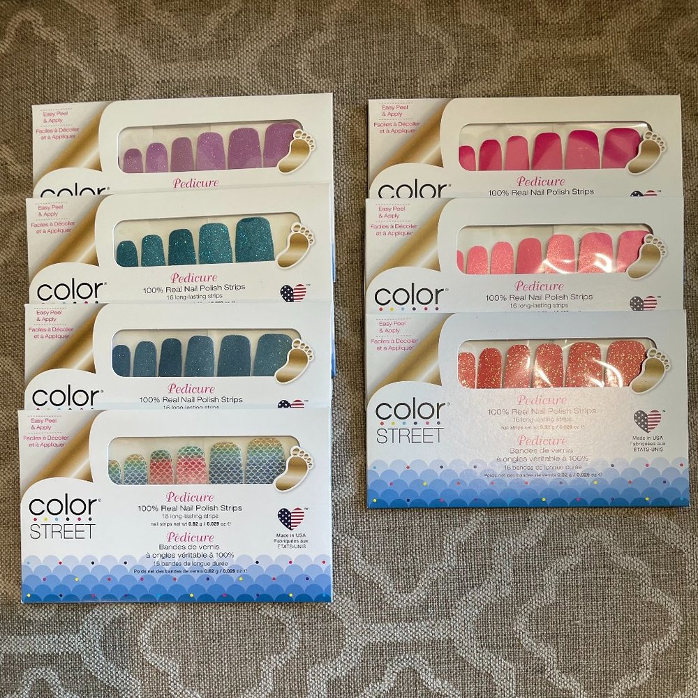All your Favorite Color Street Pedicures!!